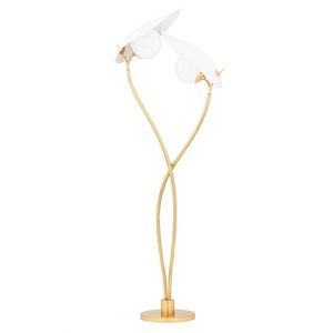 Frond - 2 Light Floor Lamp-67.5 Inches Tall and 25.25 Inches Wide