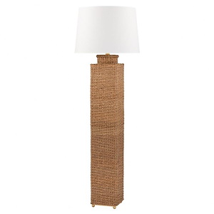 Weaver - 1 Light Floor Lamp in Bohemian Style - 22 Inches Wide by 66.75 Inches High