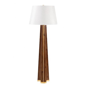 Woodmere - One Light Floor Lamp in Transitional Style - 21 Inches Wide by 61 Inches High - 1215051