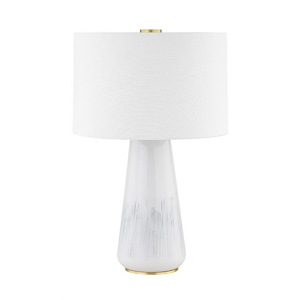 Saugerties - 1 Light Table Lamp-26 Inches Tall and 16.75 Inches Wide