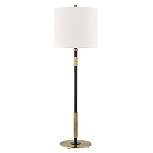 Bowery 1 Light Table Lamp - 10 Inches Wide by 32 Inches High