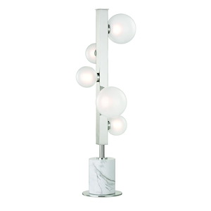 5 Light Table Lamp - 6 Inches Wide by 26.75 Inches High