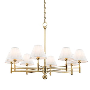 Classic No.1 - 8 Light Chandelier - 40 Inches Wide by 25.75 Inches High - 1071611