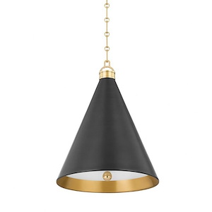 Osterley - 1 Light Pendant-19 Inches Tall and 15 Inches Wide - 1290798