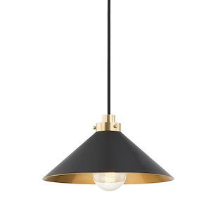 Clivedon - 1 Light Pendant-6.5 Inches Tall and 12 Inches Wide - 1290800