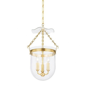 Rousham - 3 Light Lantern-20.75 Inches Tall and 12.75 Inches Wide - 1290807