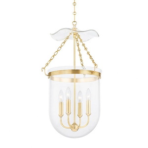 Rousham - 4 Light Lantern-28 Inches Tall and 15.75 Inches Wide - 1290808