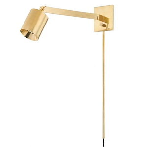 Highgrove - 1 Light Plug-in Wall Sconce-9.25 Inches Tall