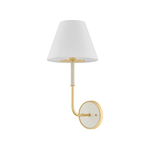 Wedgewood - 1 Light Wall Sconce-17 Inch Tall and 8 Inch Wide - 1371427