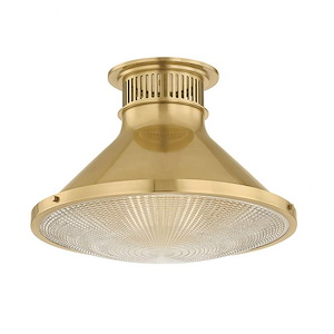 Highclere - 1 Light Flush Mount-12.25 Inch Tall and 17.75 Inch Wide - 1371433