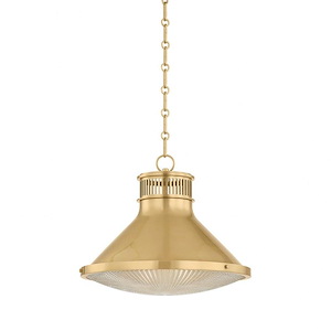 Highclere - 1 Light Pendant-14.5 Inch Tall and 17.75 Inch Wide - 1371435