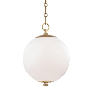 Sphere No.1 - 1 Light Pendant - 11.25 Inches Wide by 15.25 Inches High