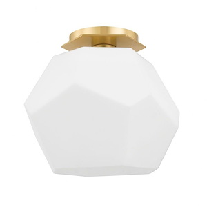Tring - 1 Light Flush Mount-9 Inches Tall and 10 Inches Wide