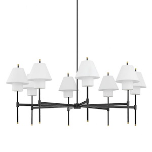 Glenmoore - 8 Light Chandelier-26.25 Inches Tall and 48.5 Inches Wide
