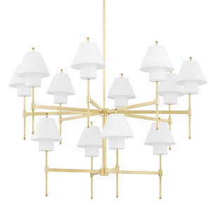 Glenmoore - 12 Light Chandelier-40.75 Inches Tall and 48.5 Inches Wide