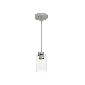 Hartland 1-Light Jar Pendant in Farmhouse Style-3.9 Inches Wide by 15 Inches High - 911976