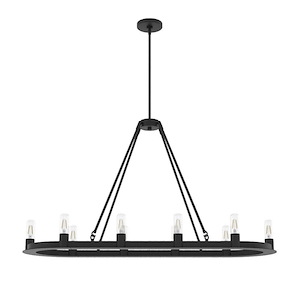 Saddlewood 10-Light Chandelier in Chandelier Style-16 Inches Wide by 22 Inches High