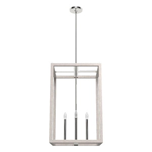 Squire Manor - 4 Light Pendant In Modern Style-28 Inches Tall and 18.25 Inches Wide - 1266018