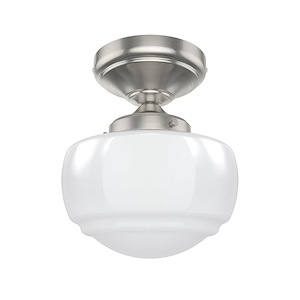 Saddle Creek - 1 Light Mini Flush Mount In Transitional Style-7.5 Inches Tall and 6.75 Inches Wide