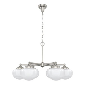 Saddle Creek - 6 Light Chandelier In Transitional Style-19 Inches Tall and 29.75 Inches Wide
