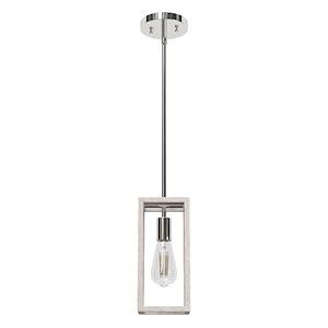 Squire Manor - 1 Light Mini Pendant In Modern Style-11 Inches Tall and 5 Inches Wide - 1270498