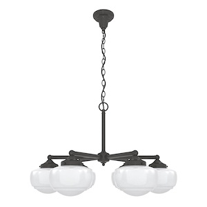 Saddle Creek - 6 Light Chandelier In Transitional Style-19 Inches Tall and 29.75 Inches Wide