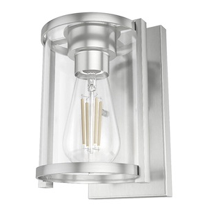 Astwood 1-Light Wall Sconce in Caged Style-7.5 Inches Wide by 10.25 Inches High