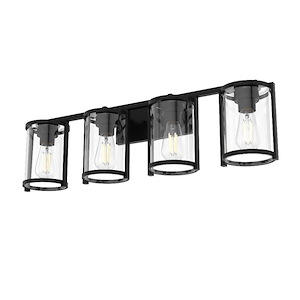 Astwood 4-Light Bath Vanity In Caged Style-10.25 Inches Tall and 7.25 Inches Wide
