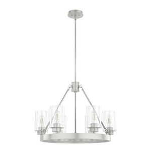 Hartland 6-Light Chandelier In Farmhouse Style-18 Inches Tall and 24 Inches Wide - 1105552