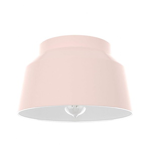 Cranbrook 1-Light Flush Mount in Casual Style-11.5 Inches Wide by 6.8 Inches High