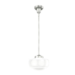 Saddle Creek 1-Light Mini Pendant In Transitional Style-7.75 Inches Tall and 10 Inches Wide - 1105559