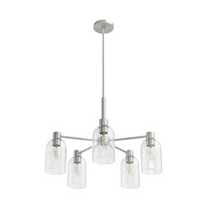 Lochemeade 5-Light Chandelier in Modern Style-26 Inches Wide by 19 Inches High