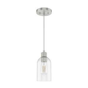 Lochemeade 1-Light Pendant in Modern Style-4.5 Inches Wide by 15.75 Inches High - 1058599