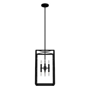 Felippe 8-Light Pendant In Casual Style-20.25 Inches Tall and 11.5 Inches Wide