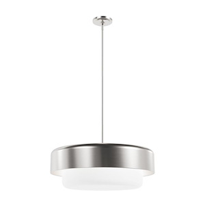 Station - 4 Light Pendant In Modern Style-9 Inches Tall and 24 Inches Wide - 1277285