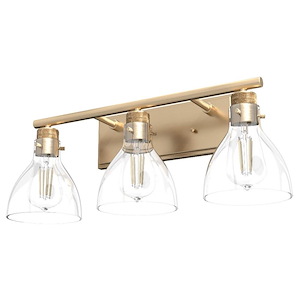Van Nuys 3-Light Vanity Wall Light Fixture 23.5 Inches Wide by 9.25 Inches Tall - 1093919