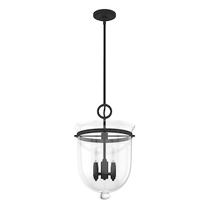 Belltown 4-Light Pendant In Transitional Style-19.75 Inches Tall and 12.75 Inches Wide