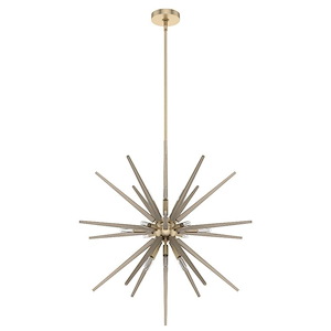 Jupiter Star - 18 Light Pendant In Mid-Century Modern Style-30 Inches Tall and 30 Inches Wide - 1270390