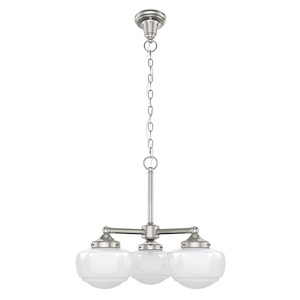 Saddle Creek - 3 Light Convertible Chandelier In Transitional Style-17.25 Inches Tall and 20.25 Inches Wide