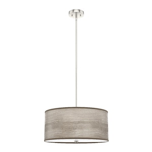 Solhaven - 3 Light Pendant In Modern Style-9 Inches Tall and 19 Inches Wide