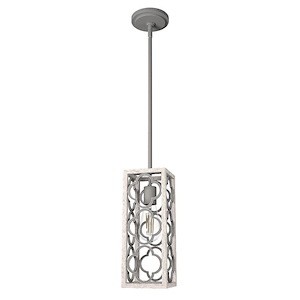 Gablecrest - 1 Light Mini Pendant In Transitional Style-13 Inches Tall and 5 Inches Wide