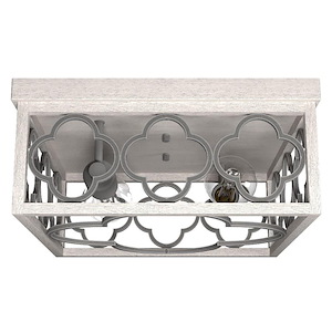 Gablecrest - 2 Light Flush Mount In Transitional Style-6 Inches Tall and 13.5 Inches Wide