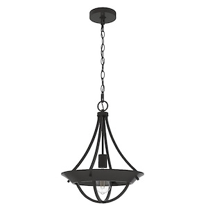 Perch Point - 1 Light Pendant In Casual Style-18 Inches Tall and 14 Inches Wide