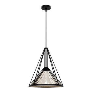 Rafner - 1 Light Pendant In Craftsman Style-28.75 Inches Tall and 17 Inches Wide