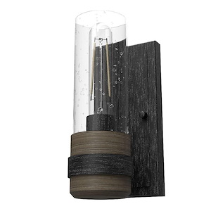 River Mill - 1 Light Wall Sconce In Rustic Style-9.75 Inches Tall and 4.25 Inches Wide - 1270406