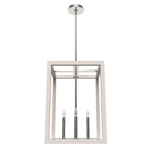 Squire Manor - 4 Light Pendant In Modern Style-21 Inches Tall and 15 Inches Wide - 1270057