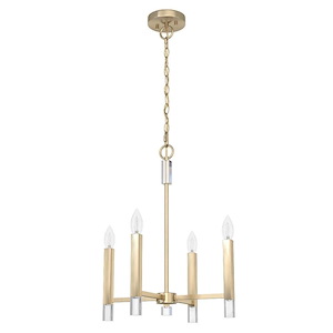 Sunjai - 4 Light Pendant In Formal Style-21.75 Inches Tall and 17.25 Inches Wide