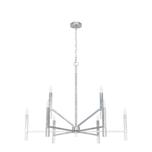 Sunjai - 9 Light 2-Tier Chandelier In Formal Style-32.25 Inches Tall and 40 Inches Wide