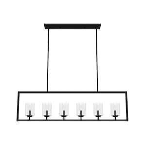 Kerrison - 6 Light Chandelier In Modern Style-13 Inches Tall and 48 Inches Wide - 1270129