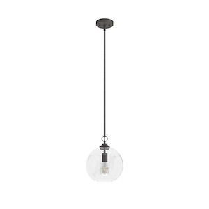 High Oaks - 1 Light Pendant In Formal Style-12.25 Inches Tall and 9.75 Inches Wide
